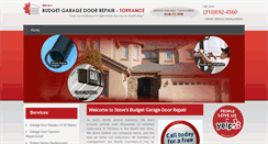 Desktop Screenshot of garagedoorrepairtorrance.biz